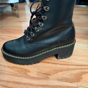 Dr. Martens Black Chunky Platform Combat Boots